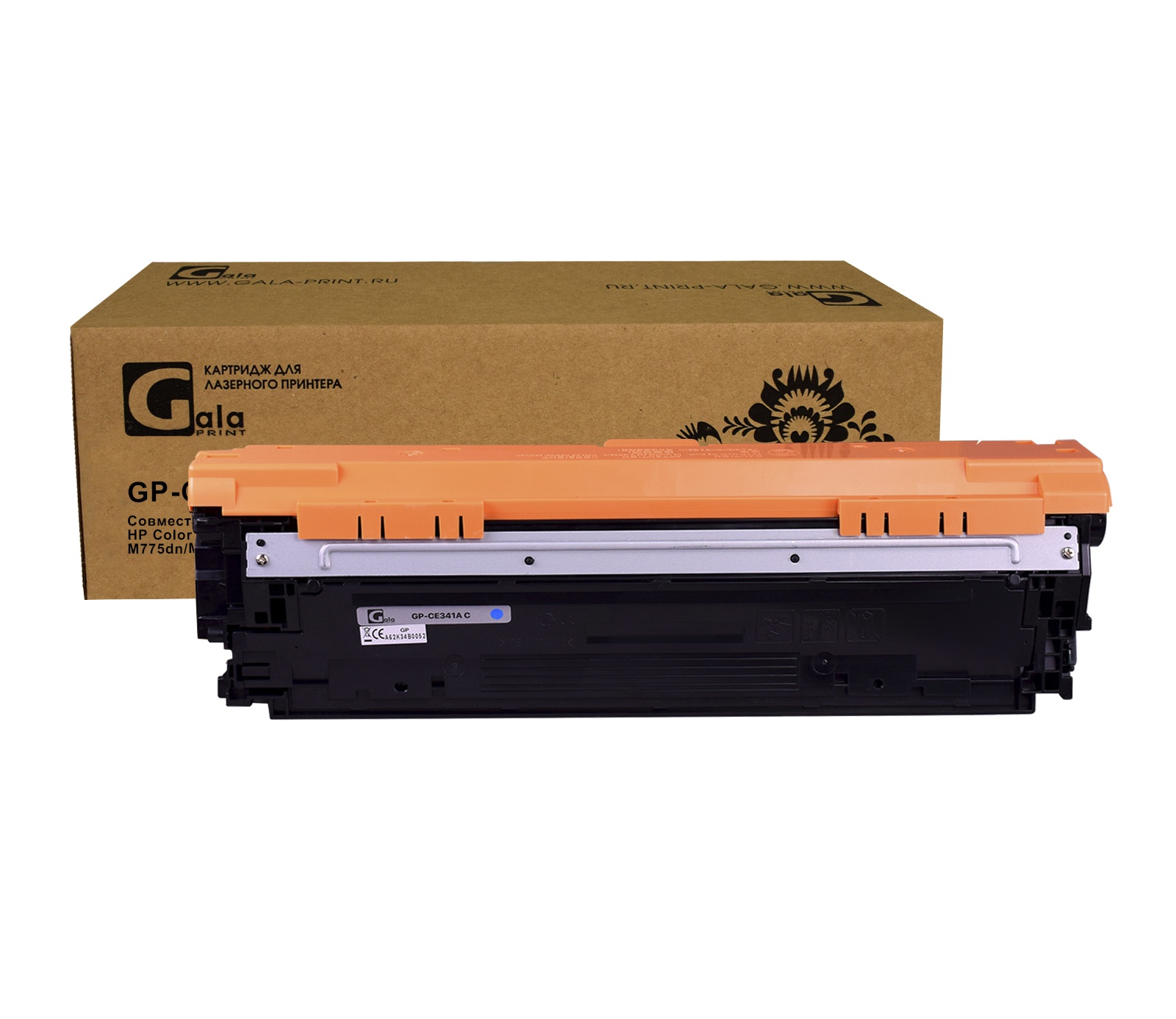 Картридж GalaPrint GP-CE341A (№651A) для принтеров HP Color LaserJet M775/M775dn/ M775f/M775z/M775z+ Cyan 16000 копий 