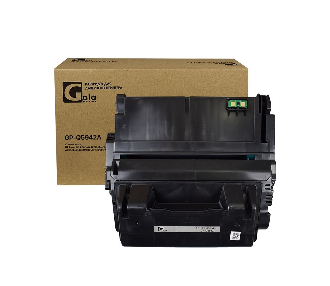 Картридж GP-Q5942A (№42A) для принтеров HP LaserJet 4240/4240n/4250/4250n/4250tn/4250dtn/4250dtnsl/4350/4350n/4350tn/4350dtn/4350dtns/4350dtnsl 10000 копий GalaPrint