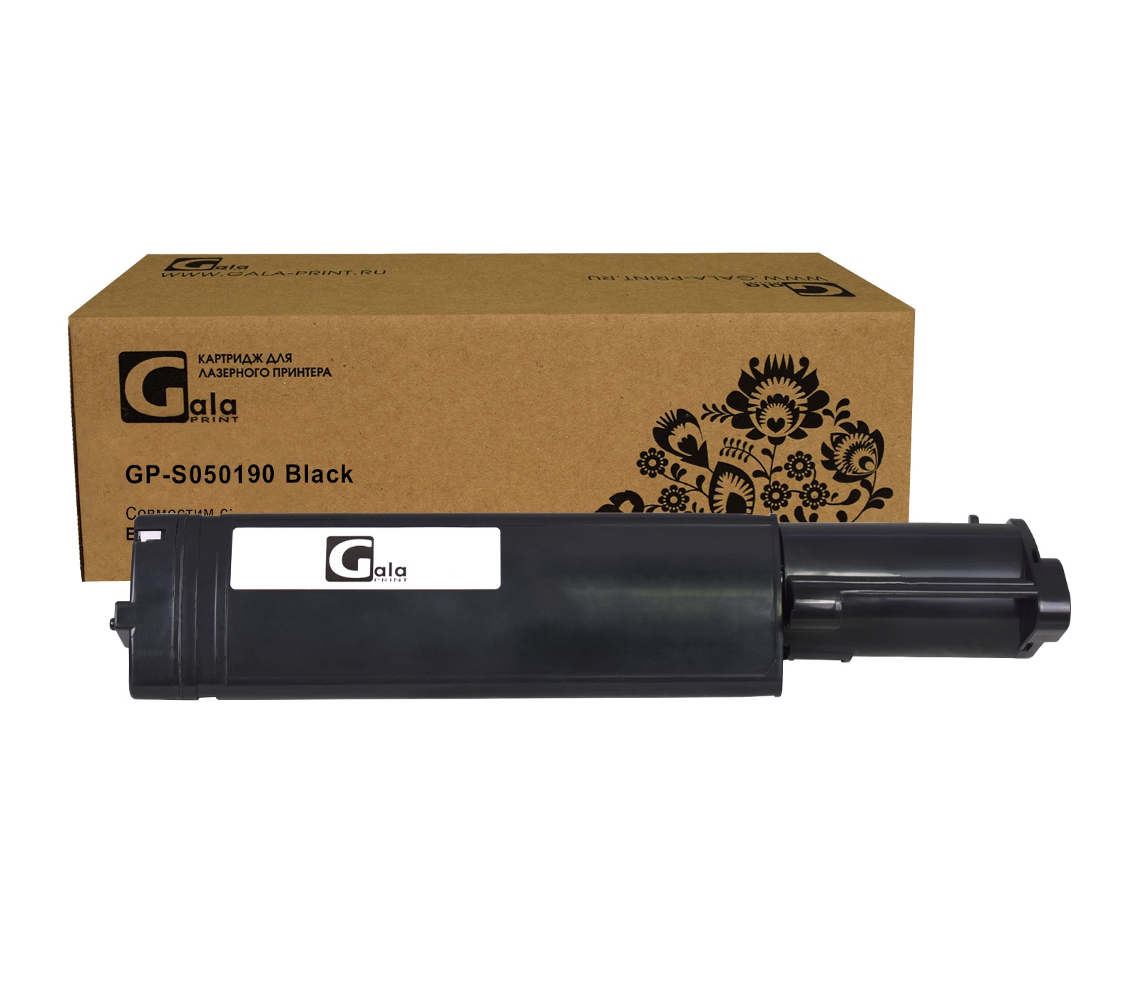 Картридж GP-S050190 для принтеров Epson AcuLaser CX11/C1100 Black 4000 копий GalaPrint