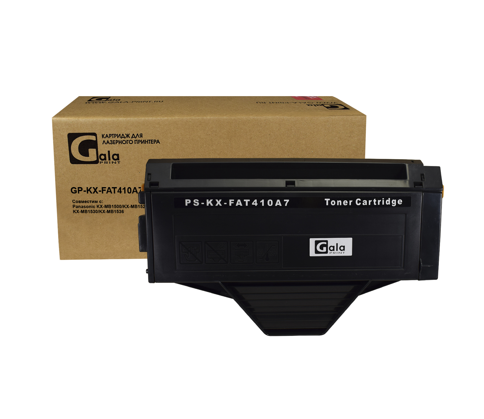Картридж GP-KX-FAT410A7 для принтеров Panasonic KX-MB1500/KX-MB1520/KX-MB1530/KX-MB1536 2500 копий GalaPrint