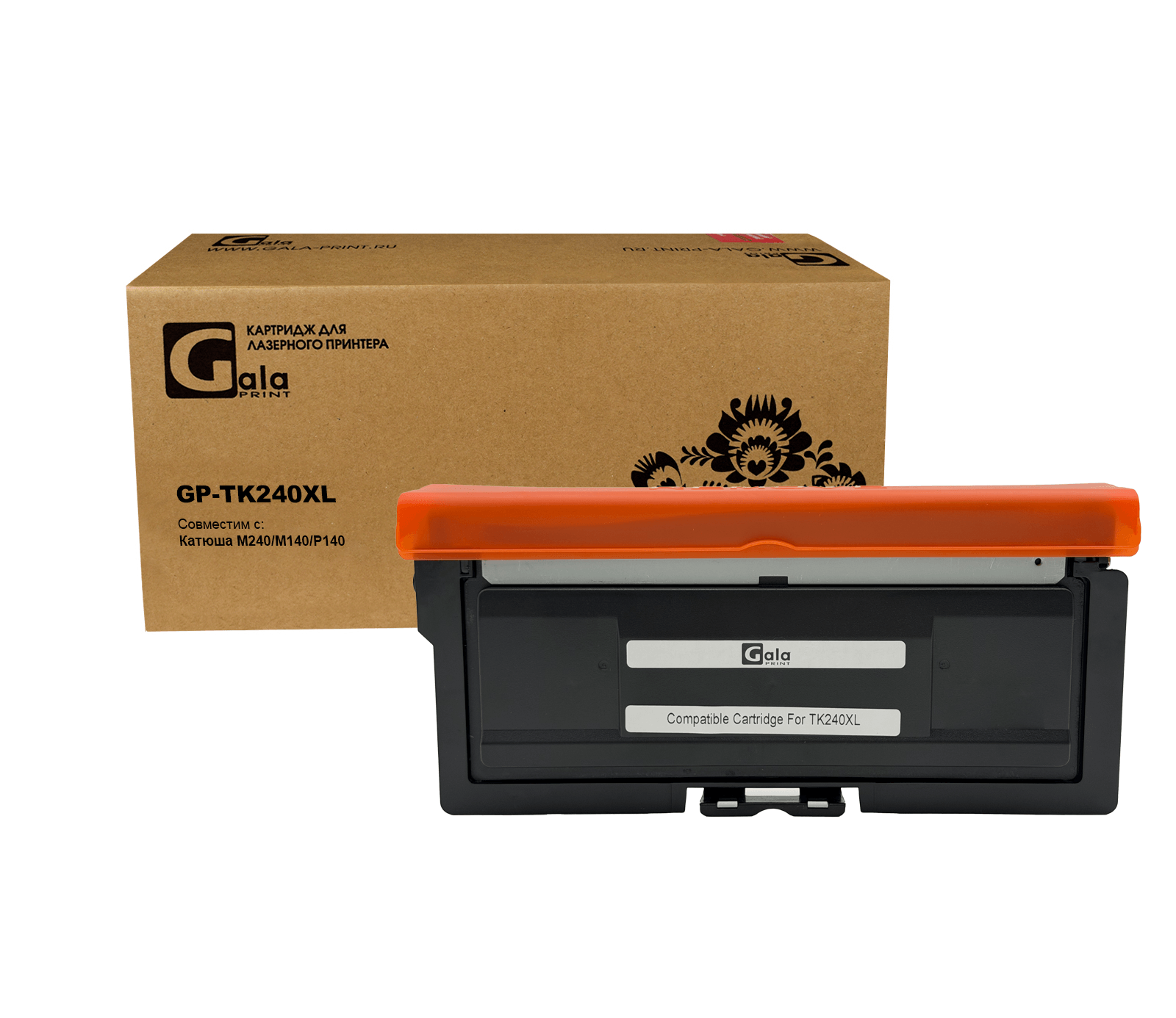 Картридж GP-TK240XL для принтеров Катюша M240/M140/P140 12000 копий GalaPrint