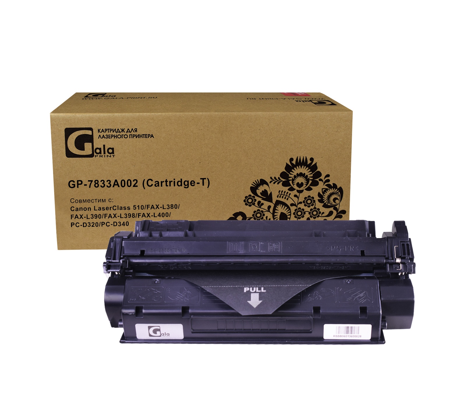 Картридж GP-7833A002 (Cartridge-T) для принтеров Canon LaserClass 510/FAX-L380/FAX-L390/FAX-L398/FAX-L400/PC-D320/PC-D340 3500 копий GalaPrint