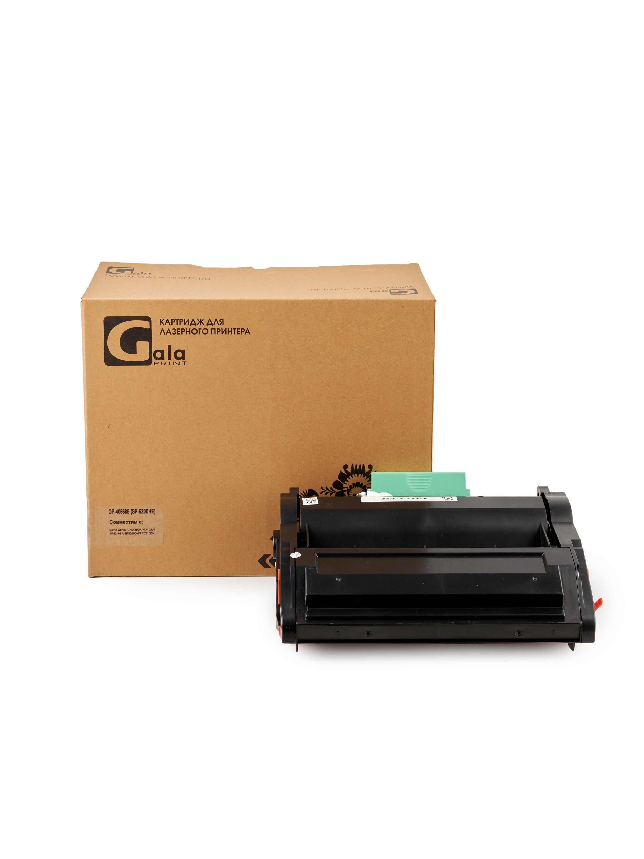 Картридж GP-406685 (SP-5200HE) для принтеров Ricoh Aficio SP5200S/SP5210SF/SP5210SR/SP5200DN/SP5210DN 25000 копий GalaPrint